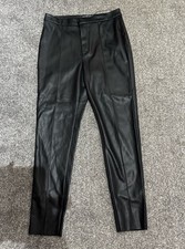 Ladies Leather Look Trousers