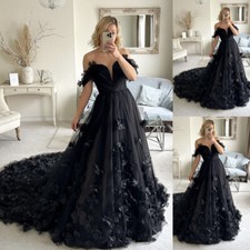Gothic Black Wedding Dresses