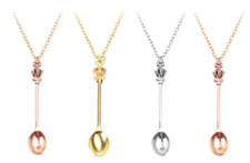 Spoon Necklace Vintage Mini