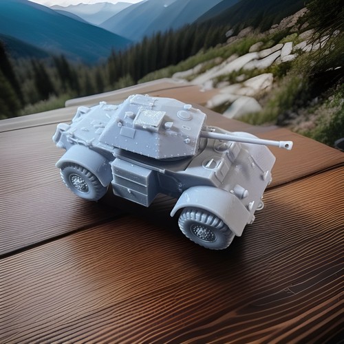 Staghound armoured car 20mm - armoured,