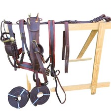 Brown Leather Gig Horse