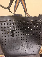Love Moschino black perforated