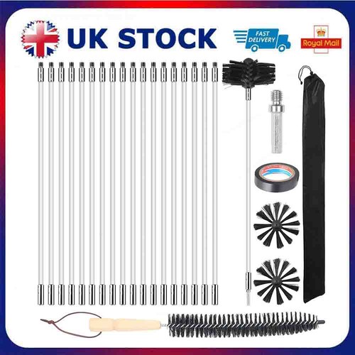 Flexible chimney sweep set - flexible,