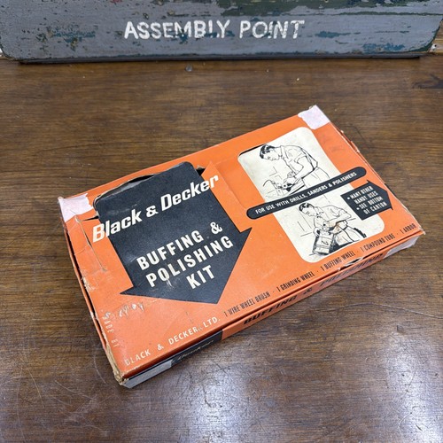 Vintage black decker buffing - vintage,