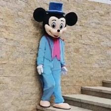 blue Mickey Mascot Costume