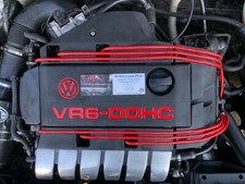 RED 8MM PERFORMANCE IGNITION LEADS VR6 MK3 VR6 OBD2 VW PASSAT 2.8 QUALITY LEADS