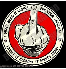 RAT FINK STICKER CHOPPER