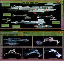 Ships Of The Klingon Fleet - Klingon Fleet - Star Trek Fact File Fold-Out Page