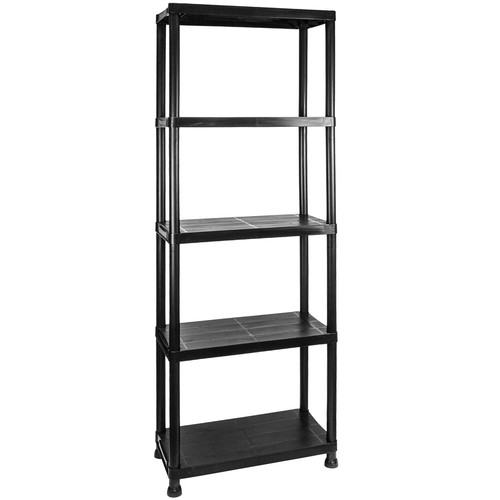 Garage storage shelves black - storage,