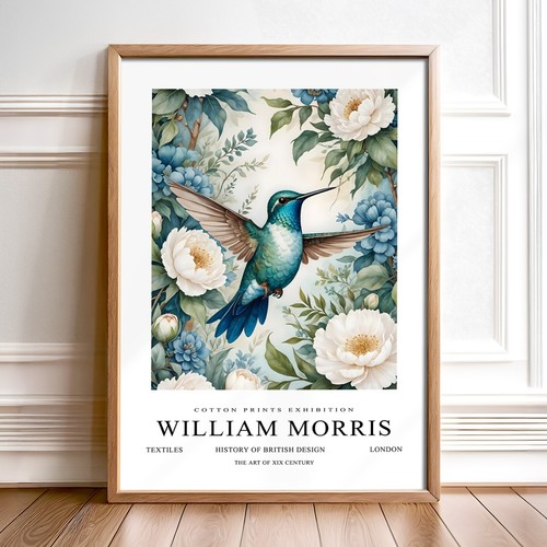 William morris inspired cotton - william,