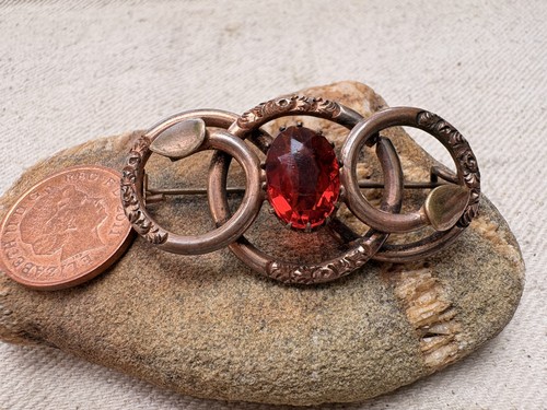 Antique victorian red paste - victorian,