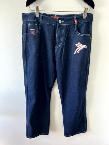 Jnco blue denim jeans - denim, 7