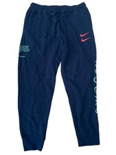Nike Sportswear Double Swoosh Sweatpants Men's Large Black Joggers DJ0467-010