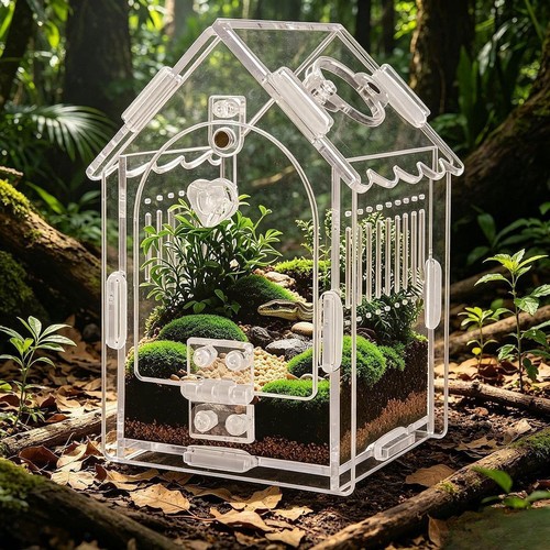 Small reptile terrarium - reptile,