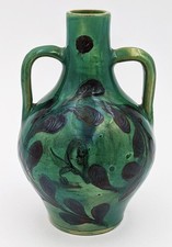 DELLA ROBBIA ARTHUR E BELLS MOORISH POTTERY VASE c1900