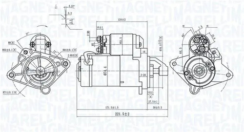 Starter motor clockwise - starter,
