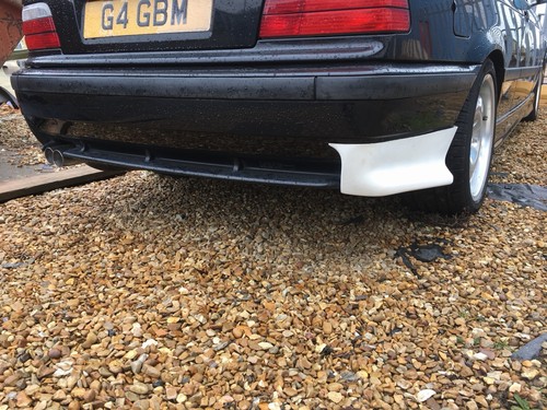 Bmw e36 coupe rear - coupe, bumper