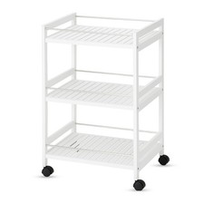Tier wooden trolley on - 3-tier,