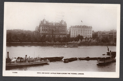Postcard london river thames - london,