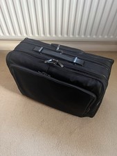 HUGO BOSS Flight Pilot Case Bag Overnight Travel Trolley USED