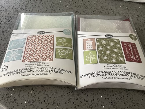 Sizzix embossing folders - sizzix,
