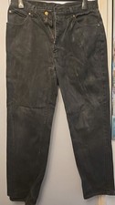 Mens Black Denim Jeans Trader