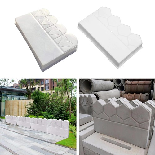 White concrete mold plaster - white,