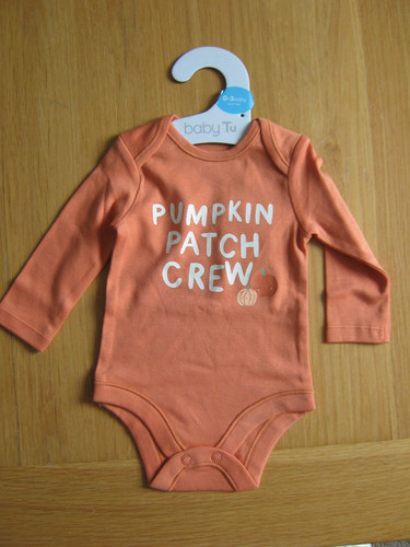 Baby halloween orange - tu,