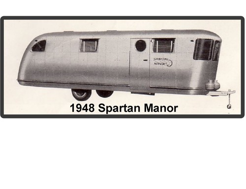 1948 spartan manor trailer - manor,