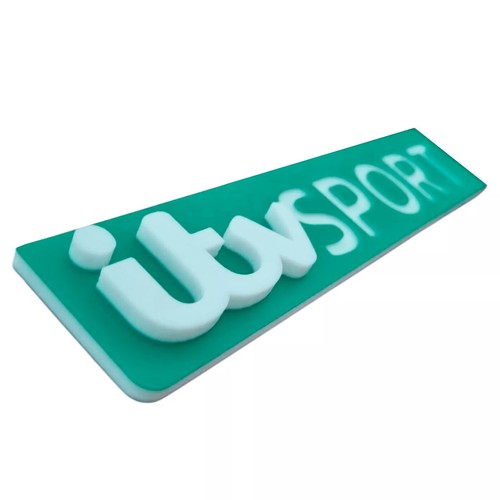 Itv sport sign - 3d, printed