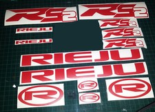 Rieju RS2  CUSTOM Decals/Stickers ALL COLOURS AVAILABLE  matrix, rs 2 rs3 50 125
