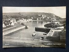 The Harbour Portpatrick Dumfries & Galloway Real Photo Vintage Postcard B30