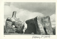 HENRY MOORE Signed Photograph