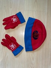 New Boys The Amazing Spiderman Gloves & Scarf Set Kids Winter Hat Set Age 3-8