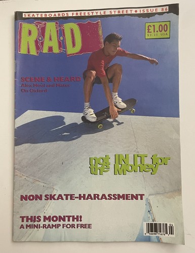 Rad skateboarding magazine - rad,