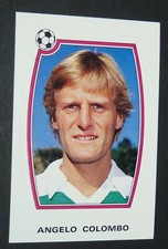 N°102 ANGELO COLOMBO UDINESE ZEBRETTE FOOTBALL SUPER FOOTBALL 1985-1986 PANINI