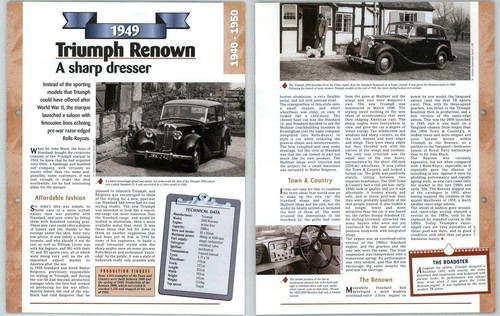 Triumph renown 1940 - -, 1940/1950