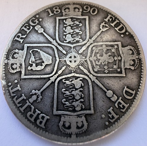 1890 queen victoria - victoria, silver