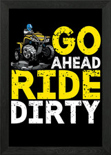 ATV Lover Quad Bike Framed