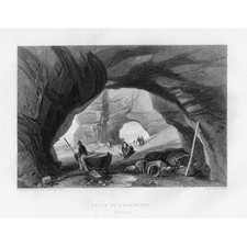 LADRAM BAY Devon View in the