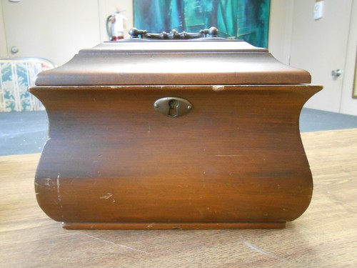 Vintage bombe chest - vintage, wood