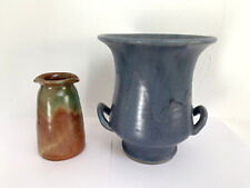 Signed Upchurch Studio Pottery 2 Handled Urn Vase & Pourer