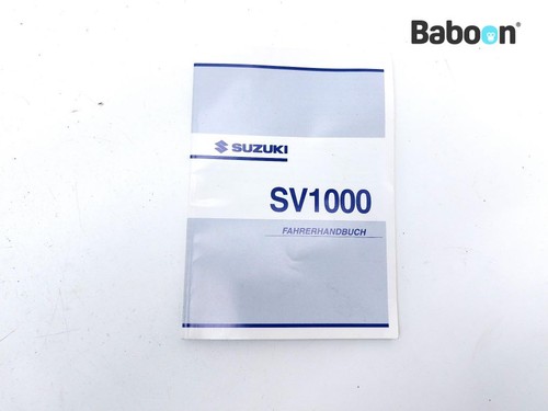 Owners manual suzuki 1000 - manual, s