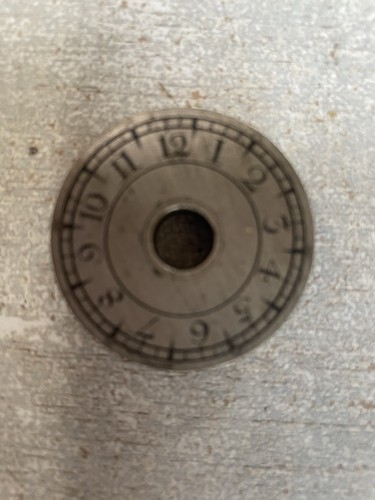 Engraved silvered alarm - engraved,