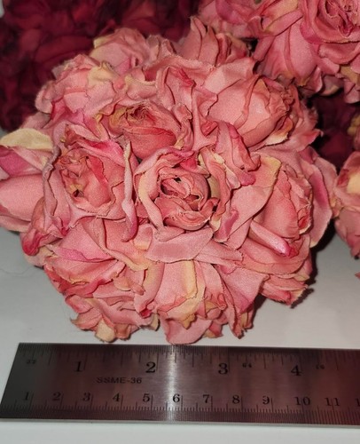 Vtg set fabric rose - set, of