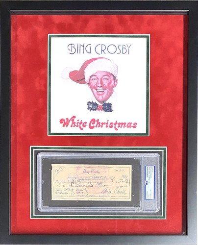Bing crosby signed personal - bing,