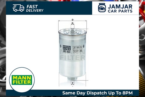 Mann wk853 fuel filter service - fuel,