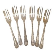 Set of 6 Vintage Silver Plated