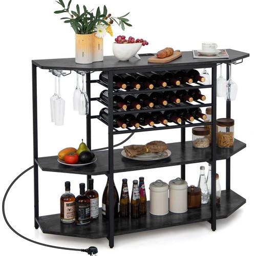 Wine bar cabinet tier - wine,