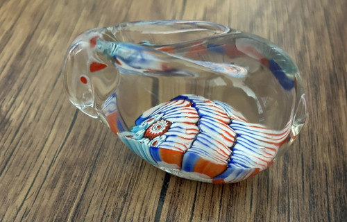 Vintage art glass rabbit - art,